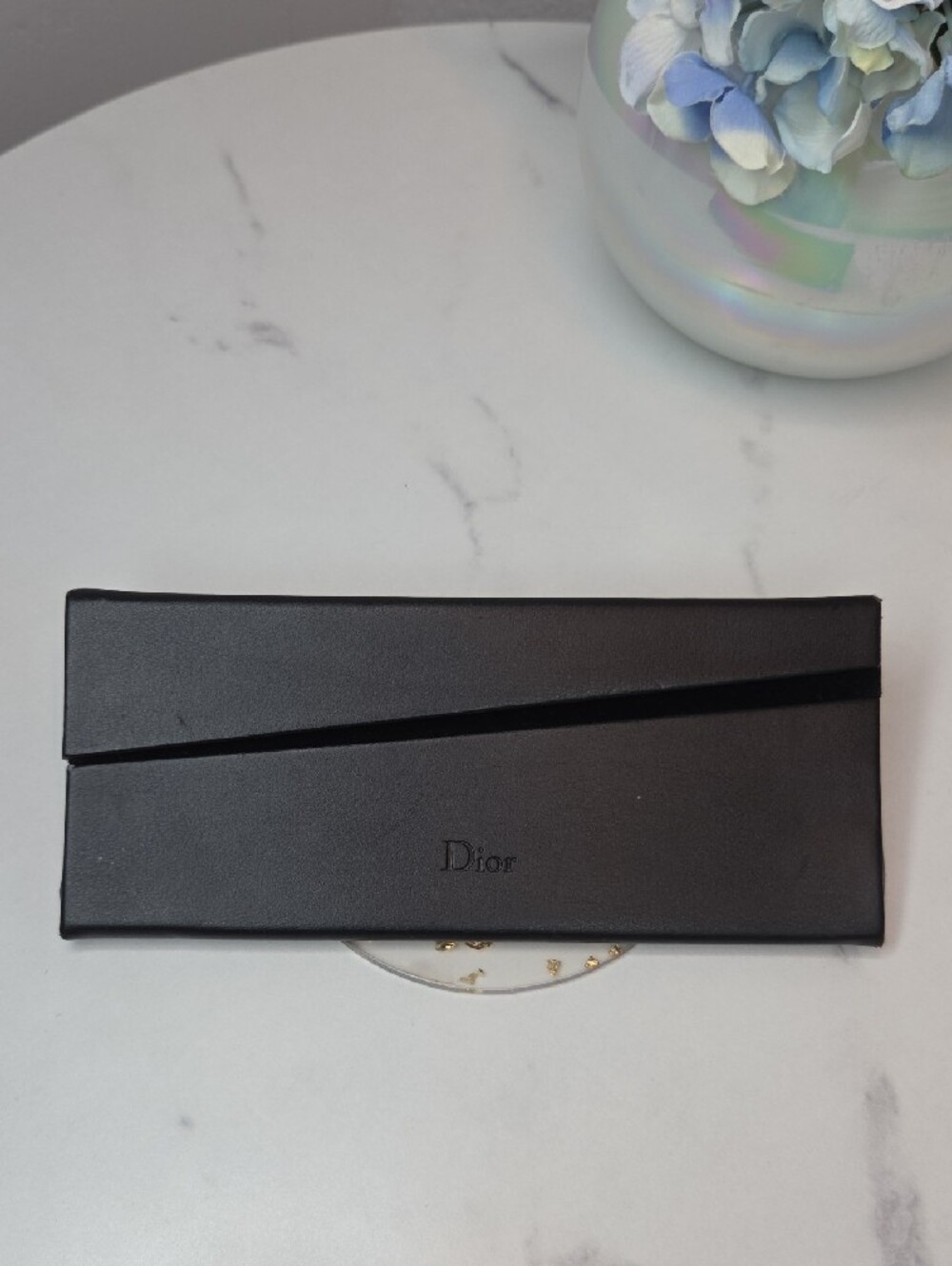 Authentic Christian Dior Black Foldable Sunglasses Case - Picture 2 of 6